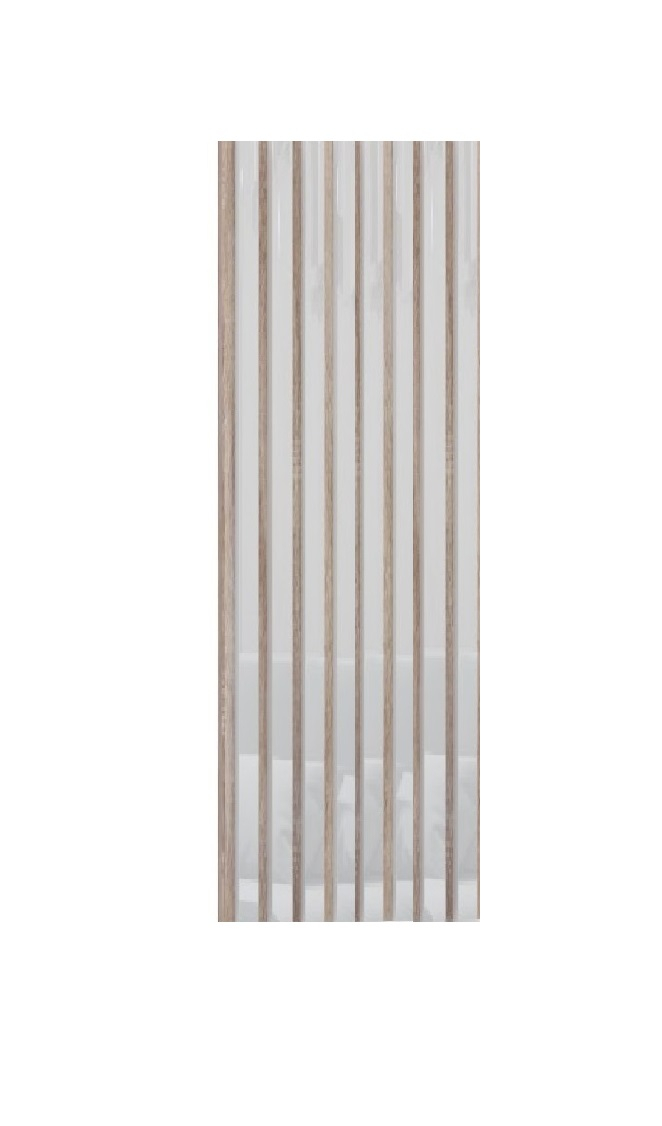 Corpus Tritón Falpanel 270 x 60 cm Lap: Sonoma Léc: Magasfényű fehér